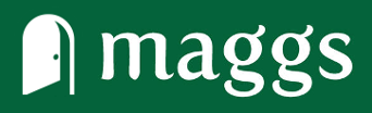 Maggs logo featuring an open door
