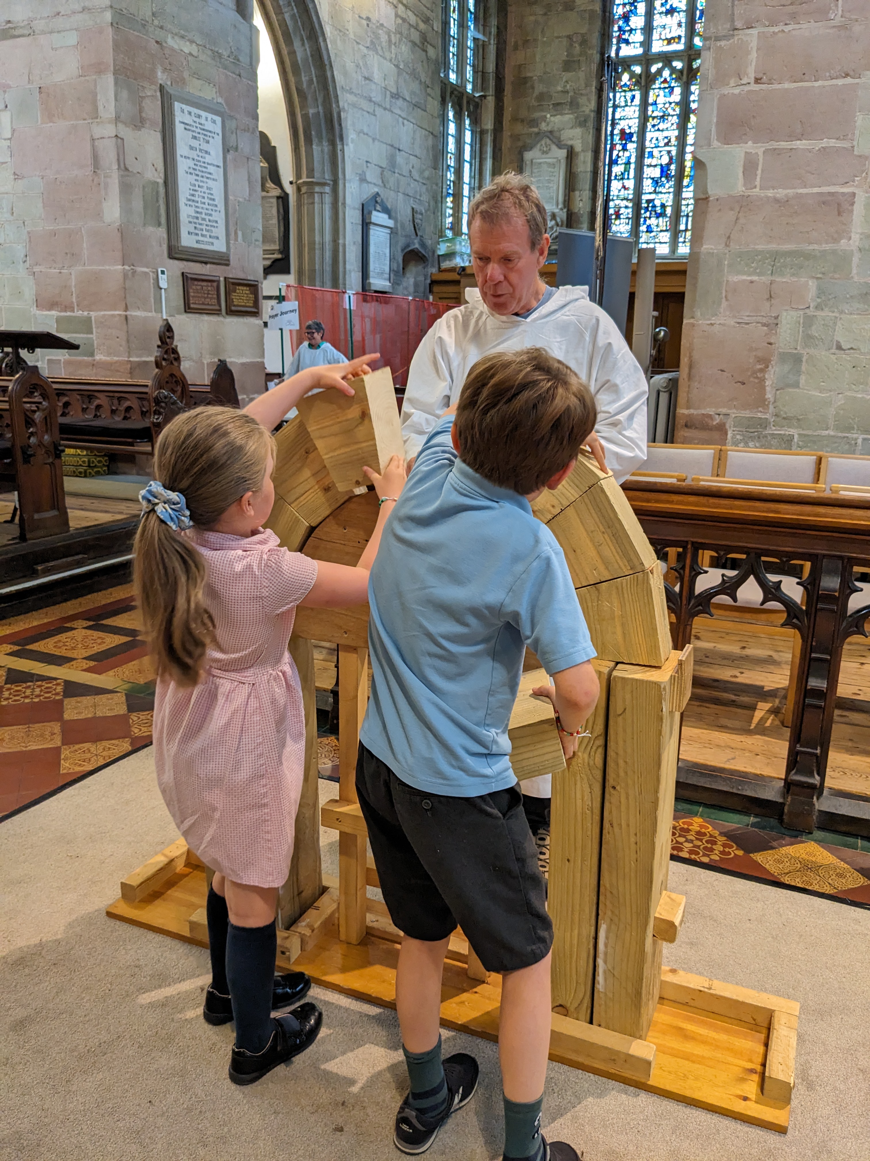 Local schools celebrate life of monks at Great Malvern Priory