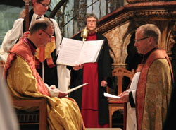Robert Jones is licensed as Archdeacon by Bishop John
