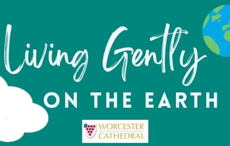Worcester Cathedral's living gently on the earth logo