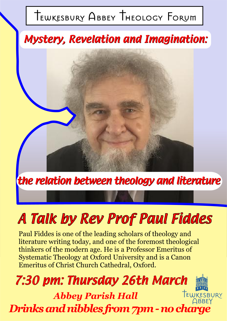 Tewkesbury Theology forum poster