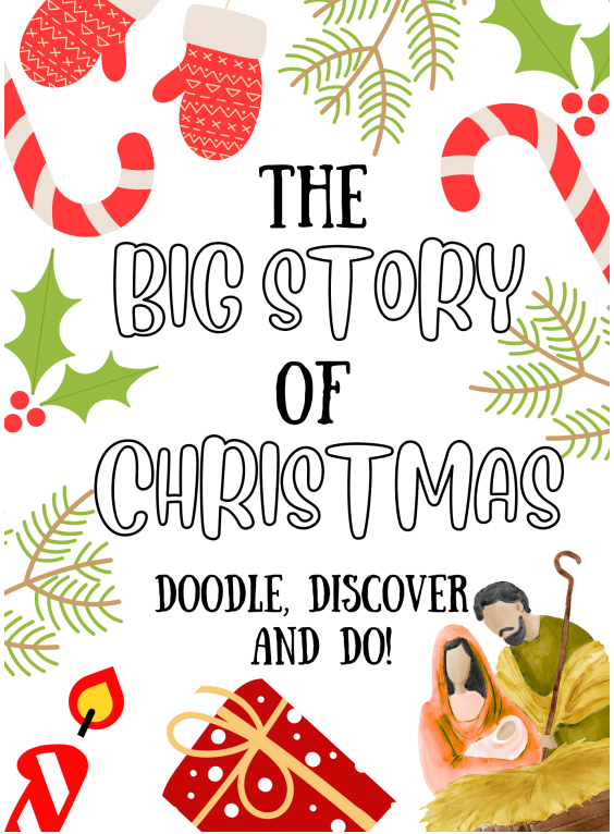 Front page of the Big Story of Christmas free download for families