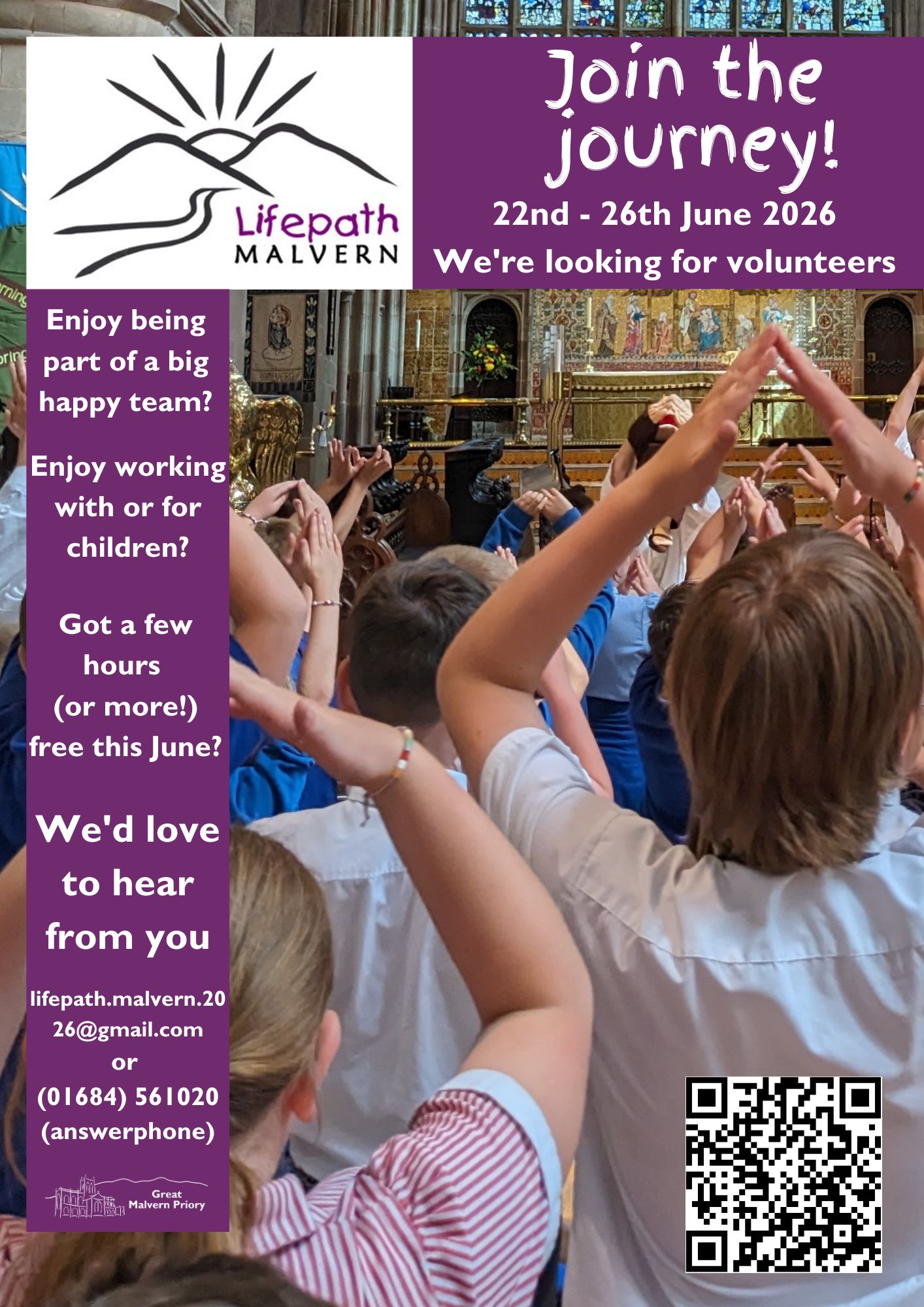 Lifepath volunteer flyer