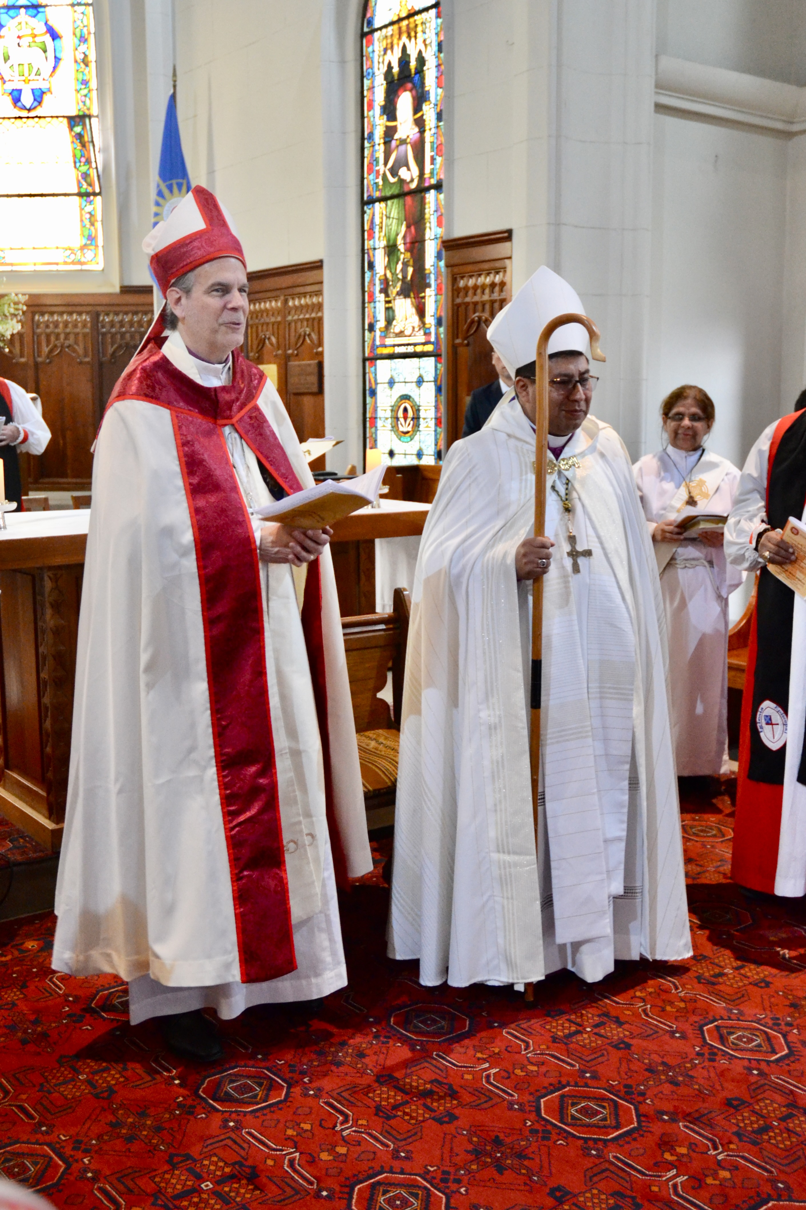 Bishop of Argentina & South America with Bishop Victor Condori