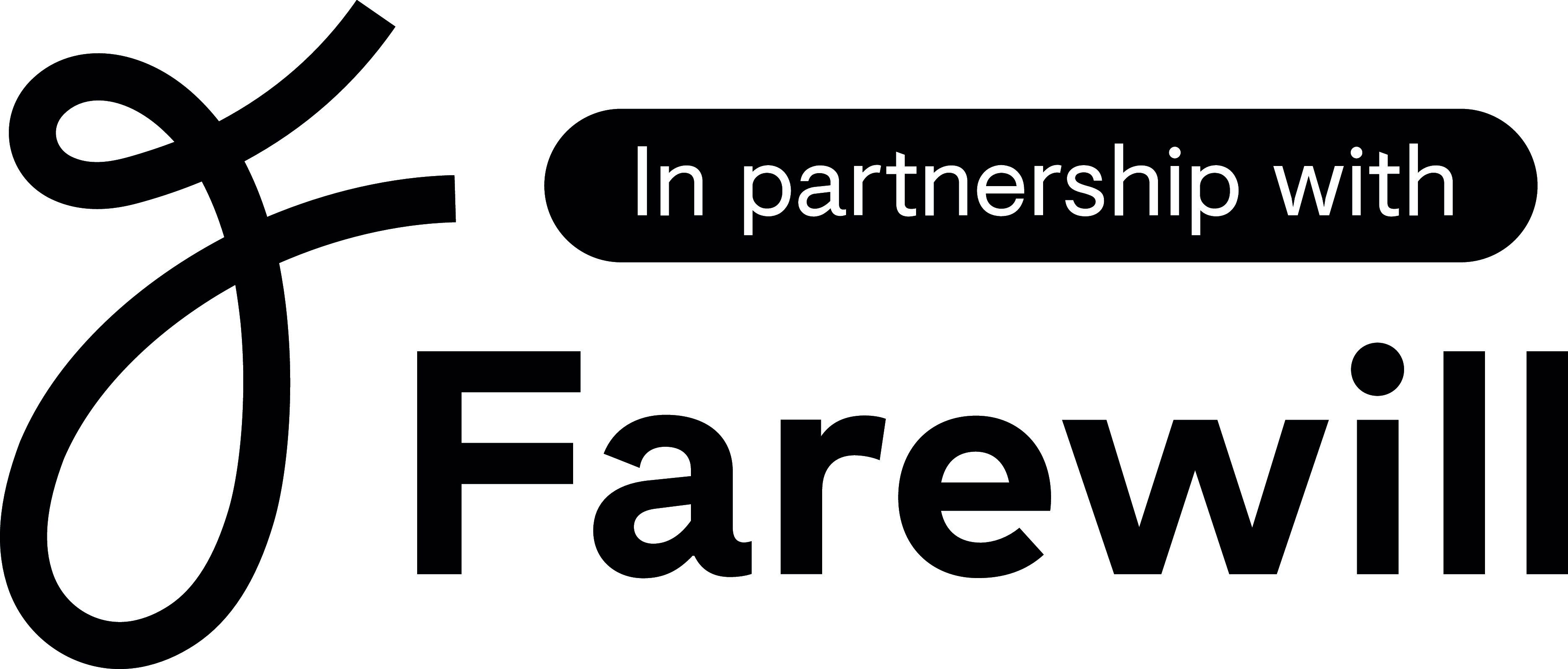 In partnership with Farewill logo