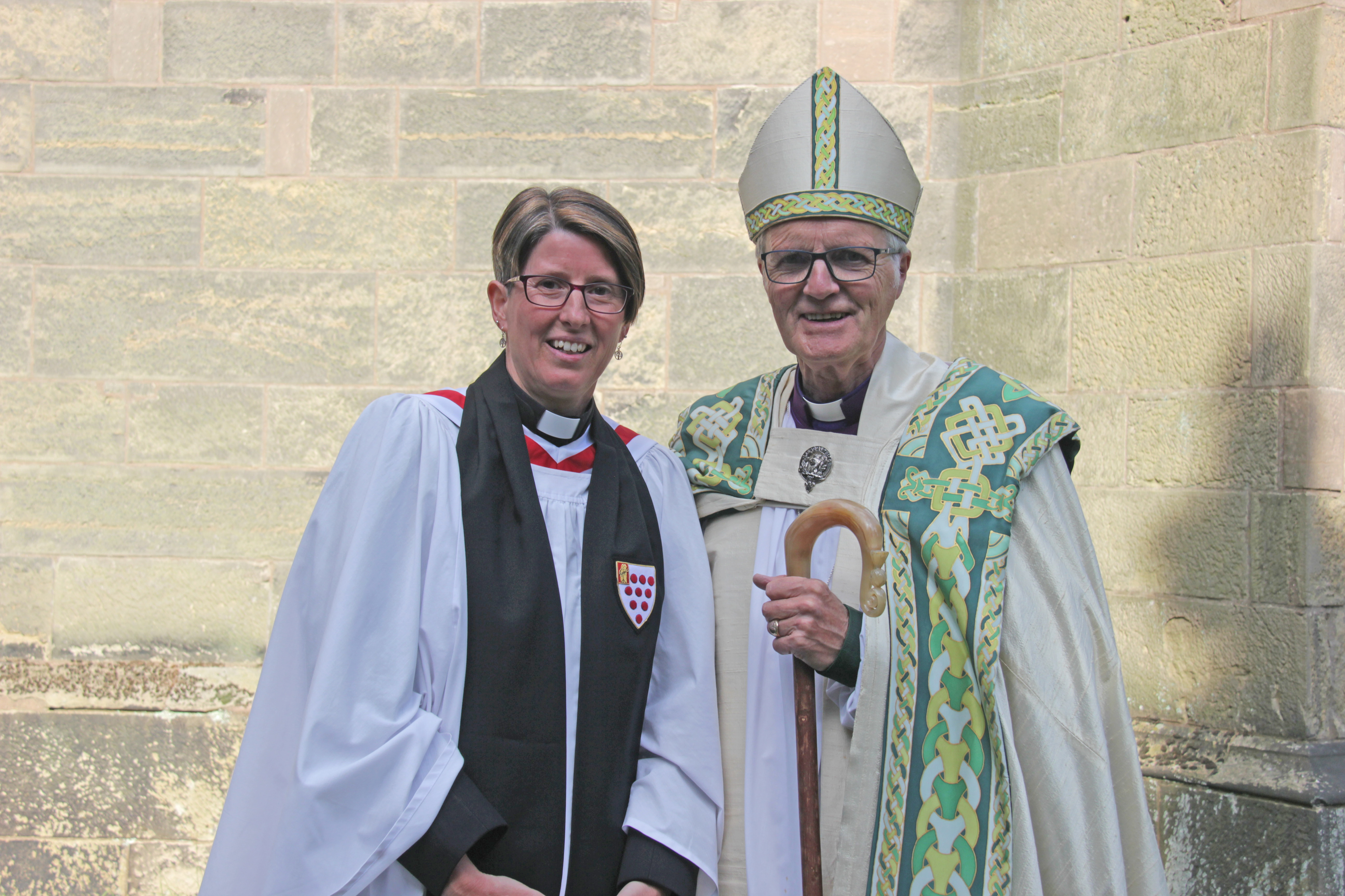 Diane Cooksey with Bishop Robert Paterson