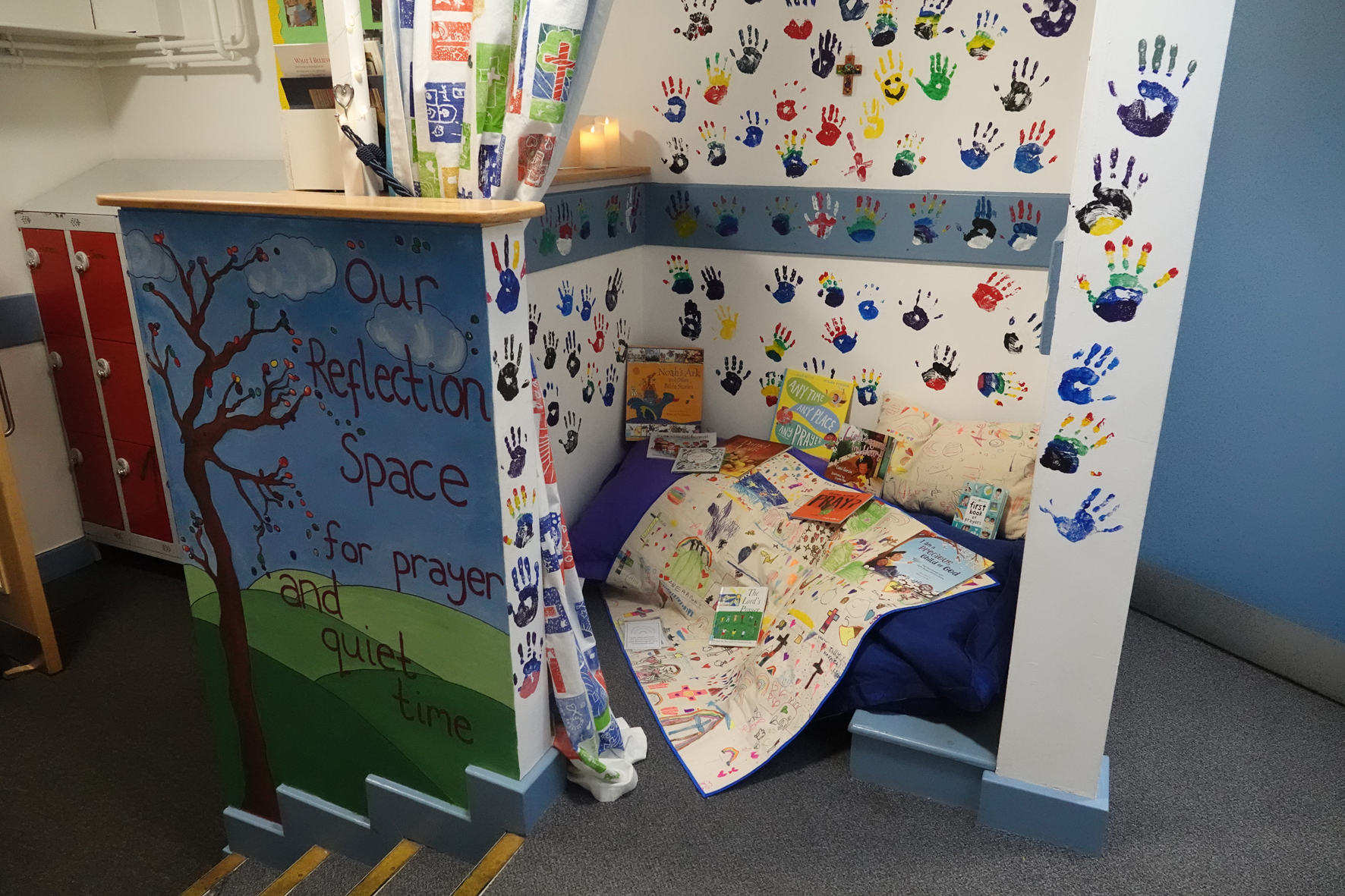 The new prayer and reflection space at Hartlebury school