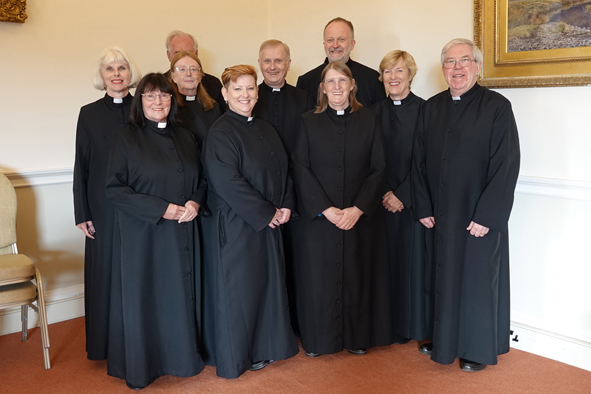 The auxiliary pathway deacons before their ordination