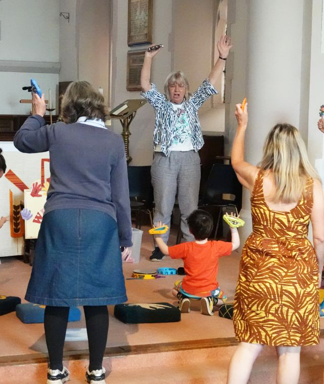 Music time with percussion instruments