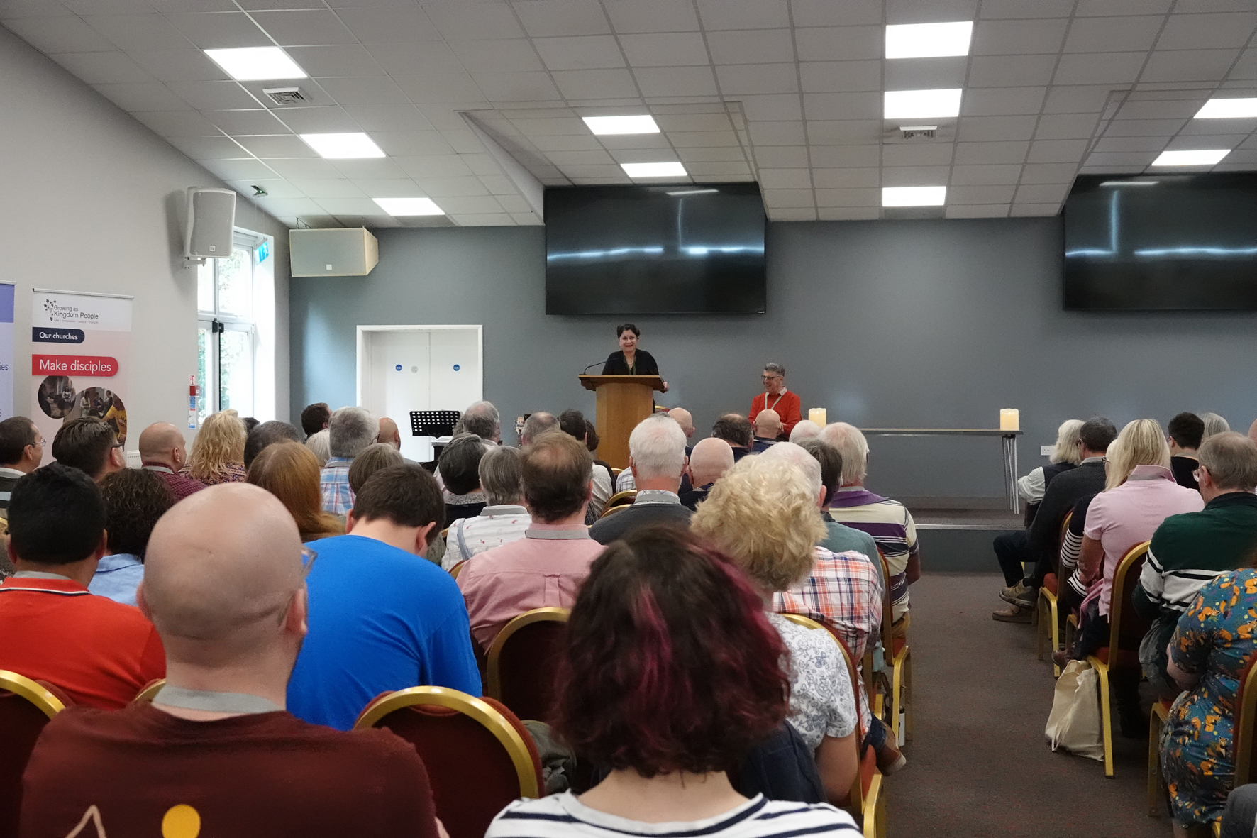 Shami Chakrabarti speaking at the clergy conference