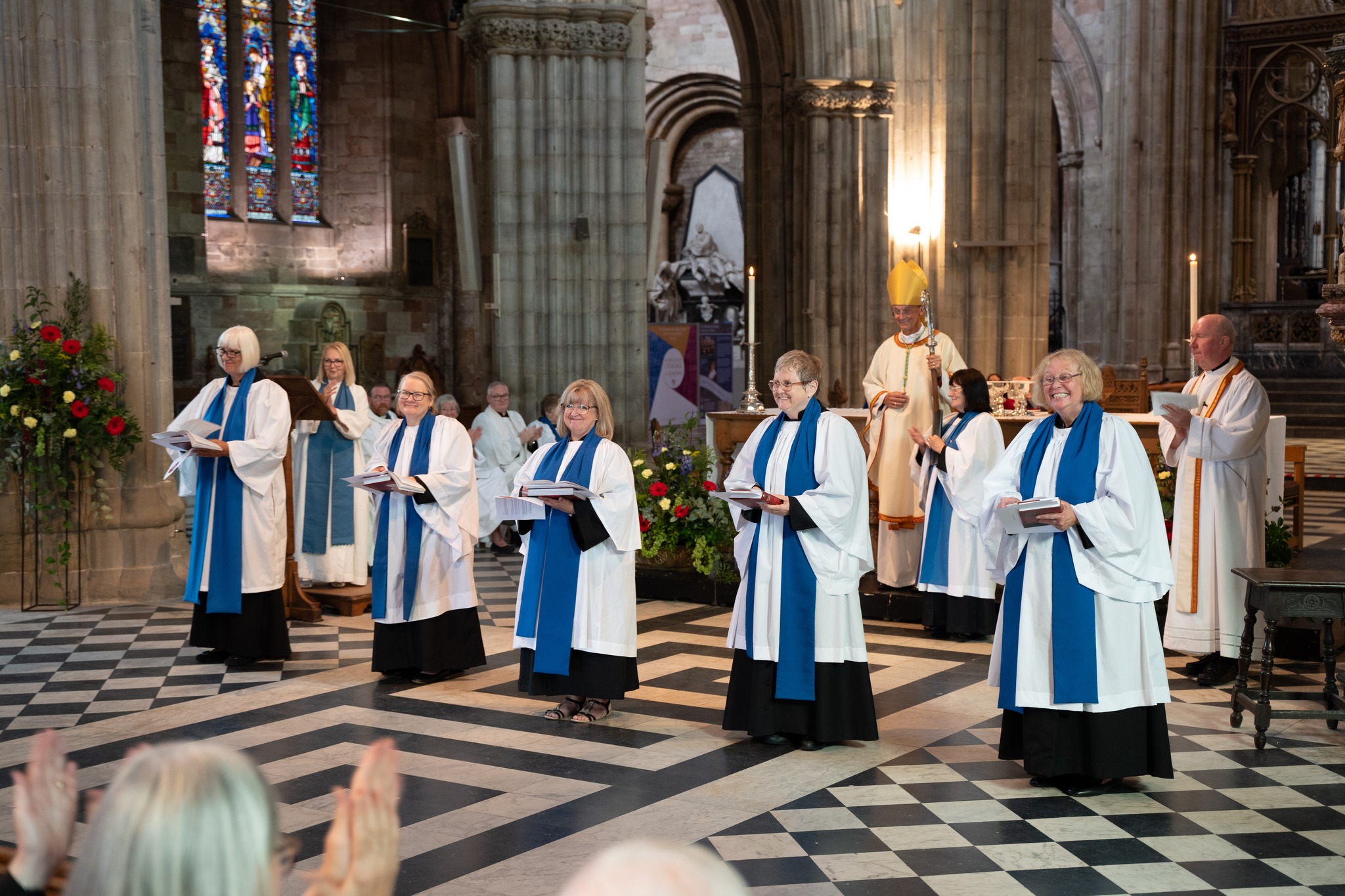 The new lay ministers in the cathedral during their licensing