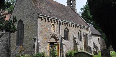 Rous Lench church header