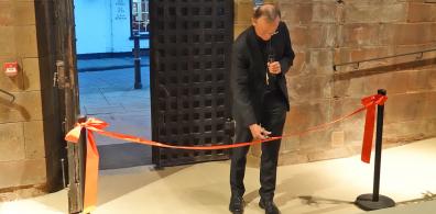 Bishop John cuts ribbon at St Helens Church Worcs.jpg