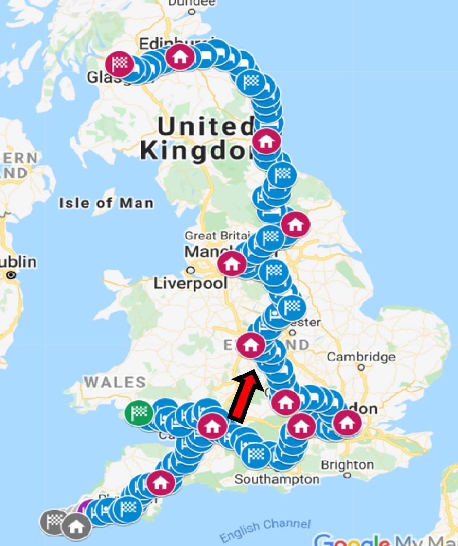 relay route to COP26