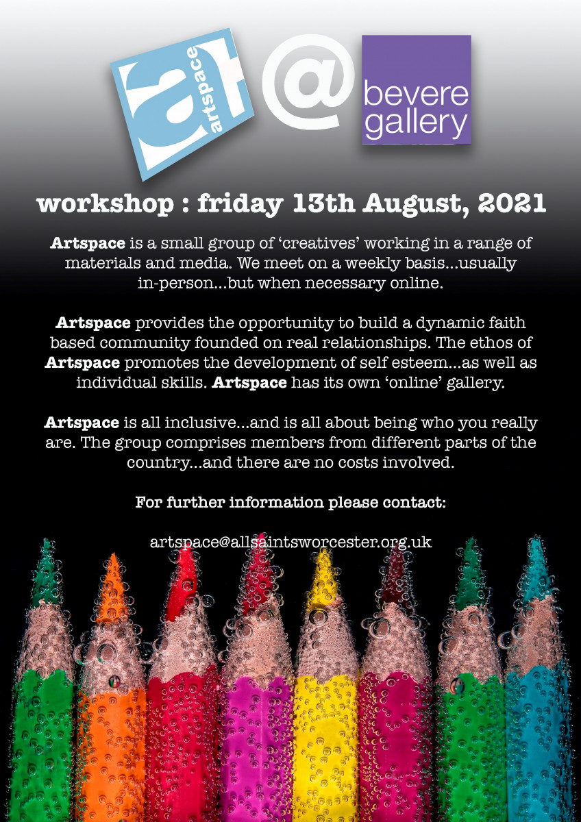Artspace August workshop details