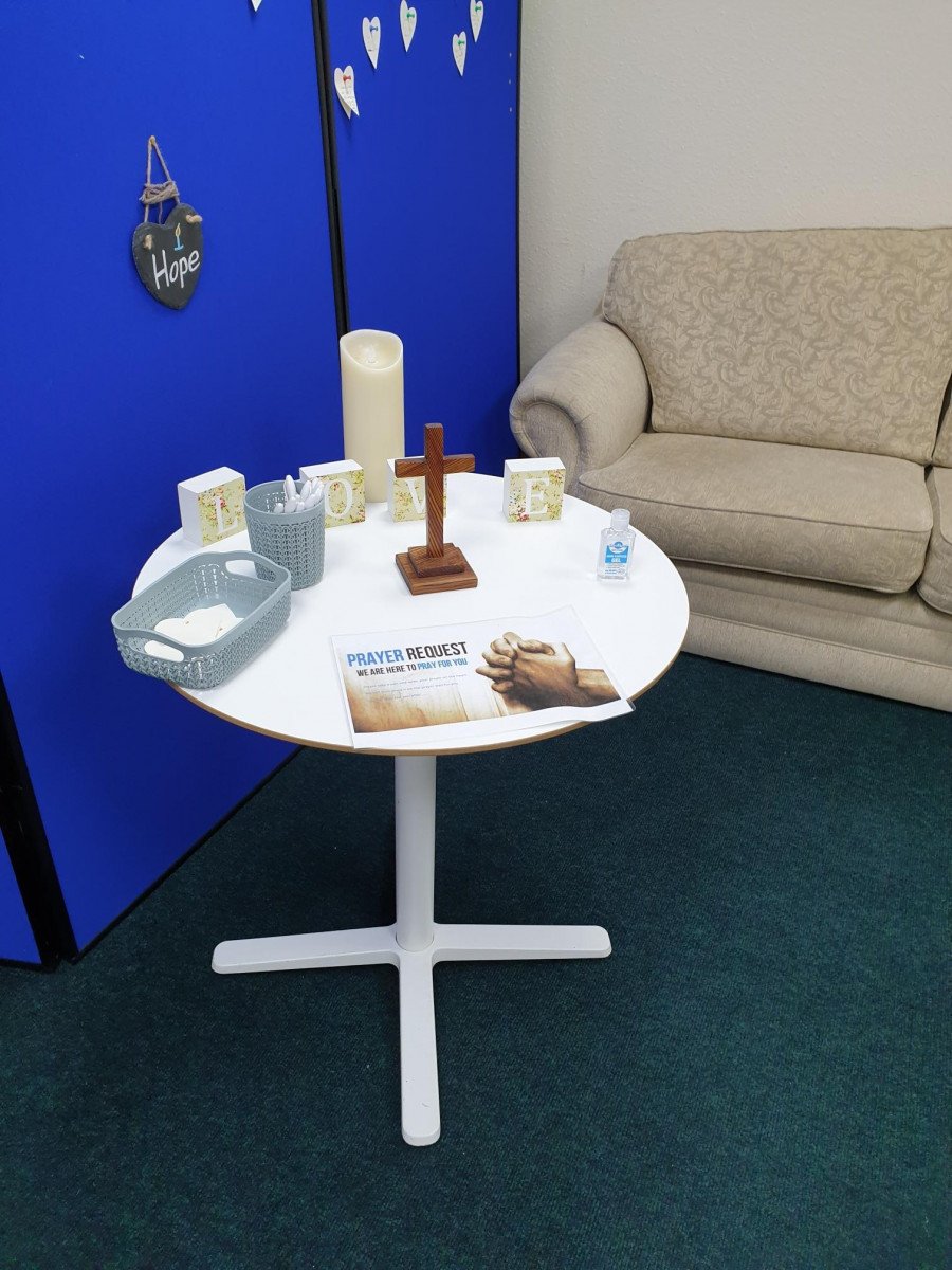 prayer corner at community link