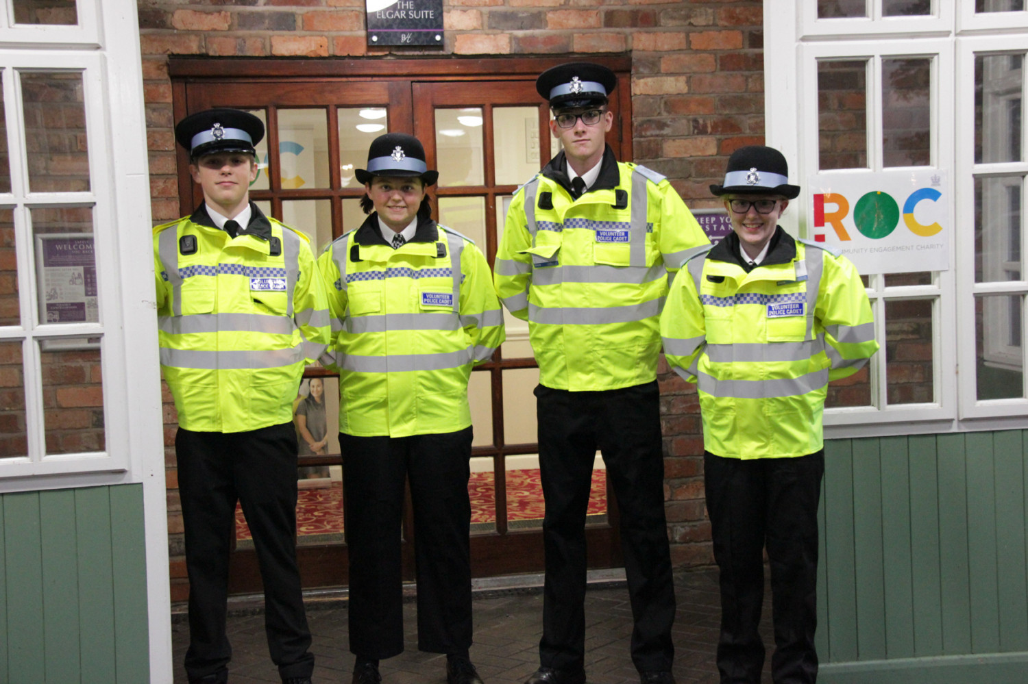 Police cadets at the ROC conversation