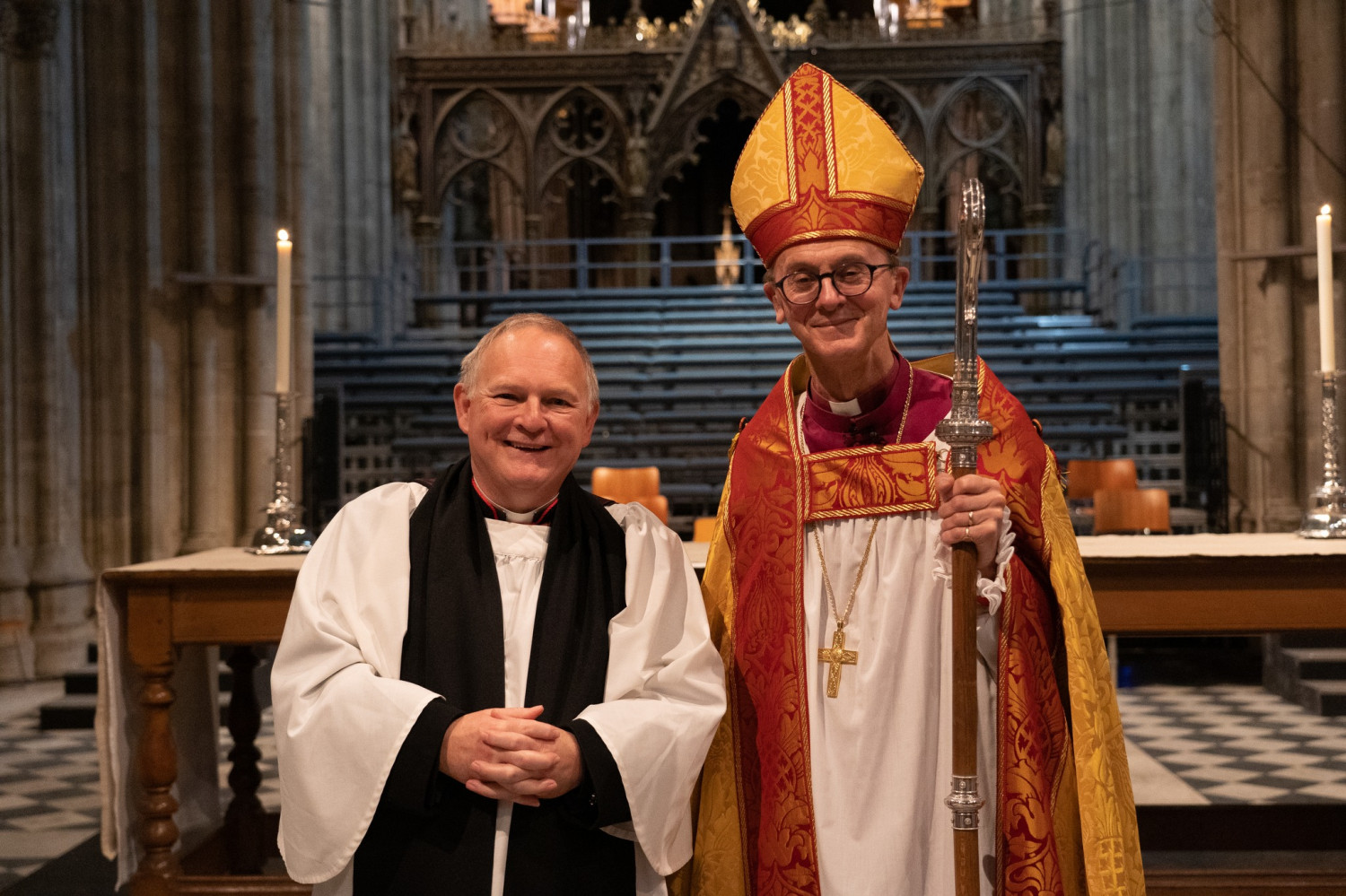 Tim Williams with Bishop John