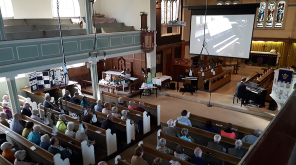 Concert at st Peter's church in Cradely