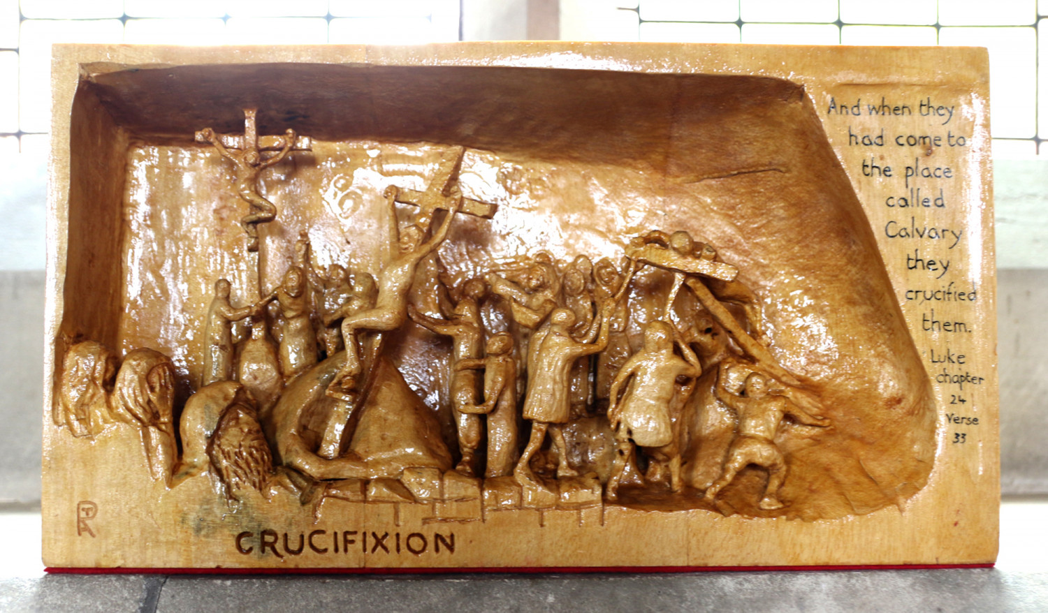 Crucifixion carving gifted to Crowle Church
