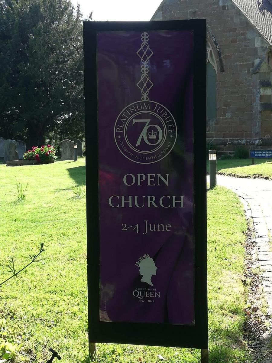 Ipsley church open banner