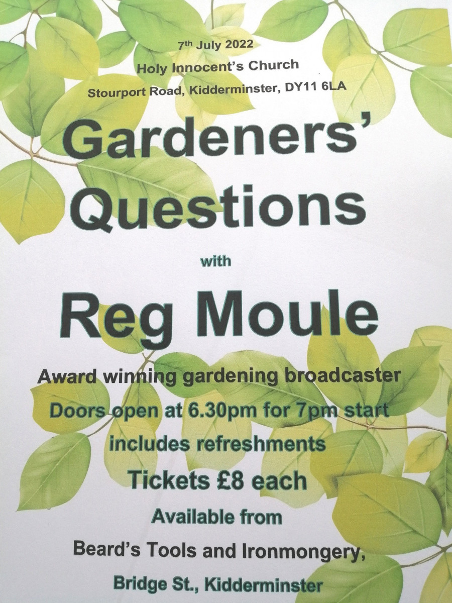 Gardeners' questions poster