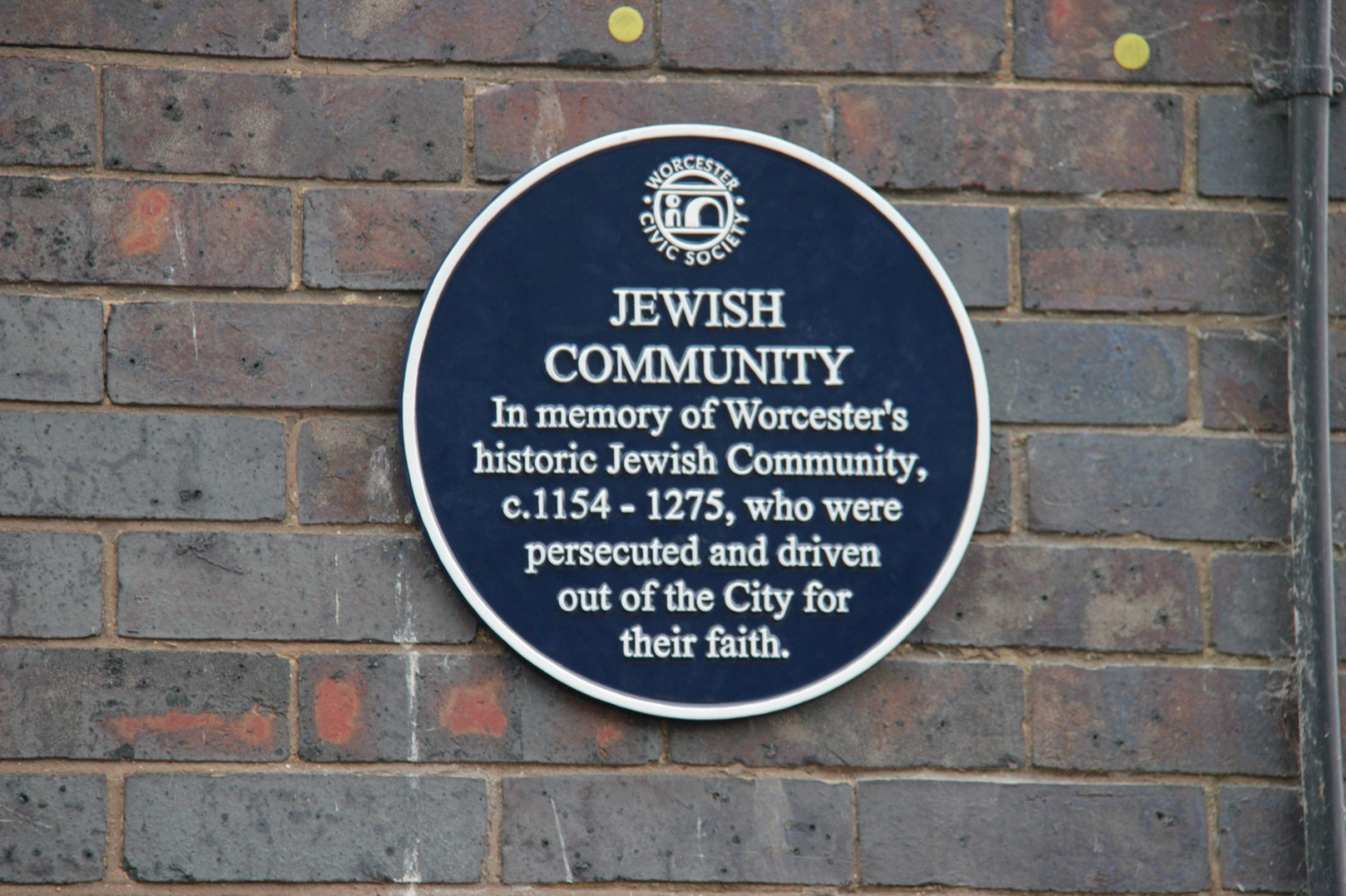 Plaque in Copenhagen Street