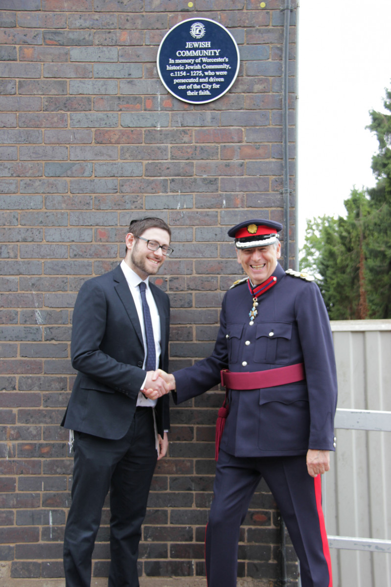 After the plaque unveiling