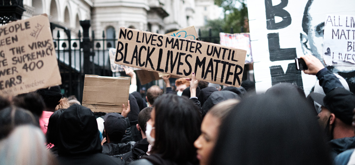 Photo of Black Lives Matter sign