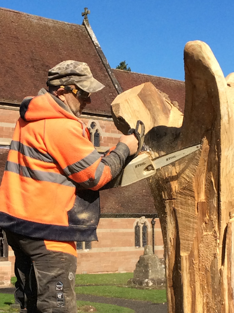 Carving the Angel