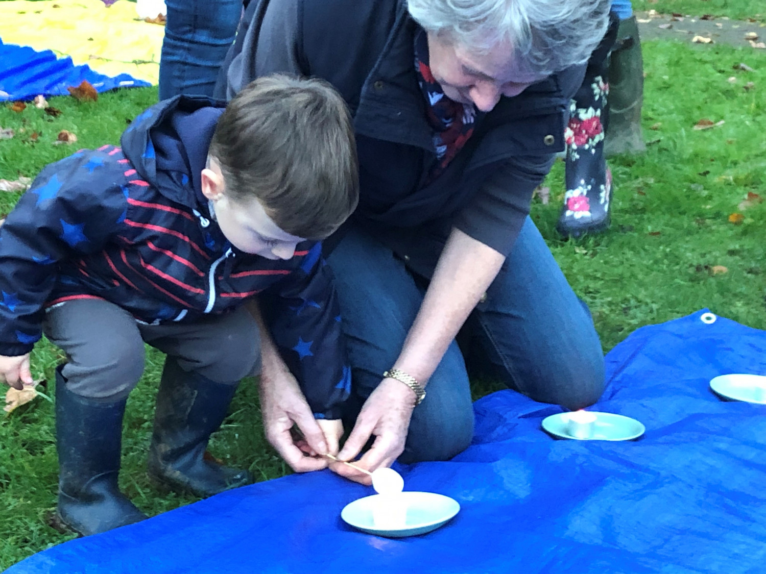 Toasting marshmallows