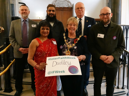 Interfaith reception at Dudley Council house