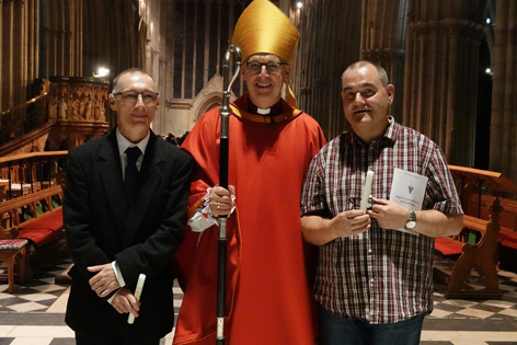 Shane & Keith with Bishop Martin