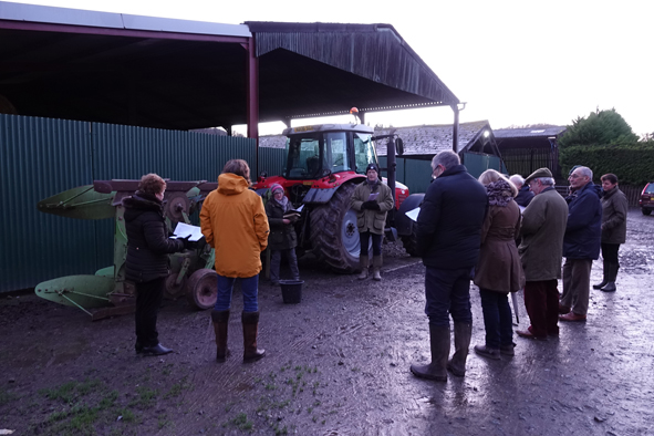 People gathered at Plough Sunday service