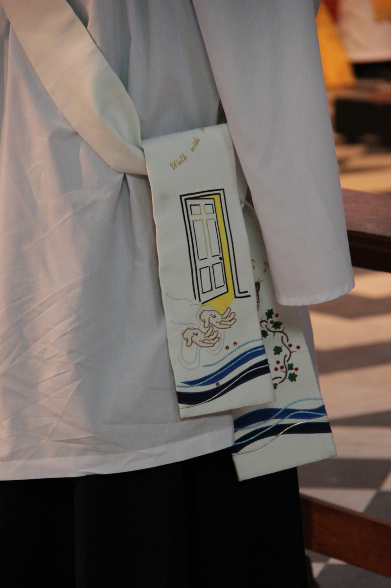 Photo of a Deacon's stole