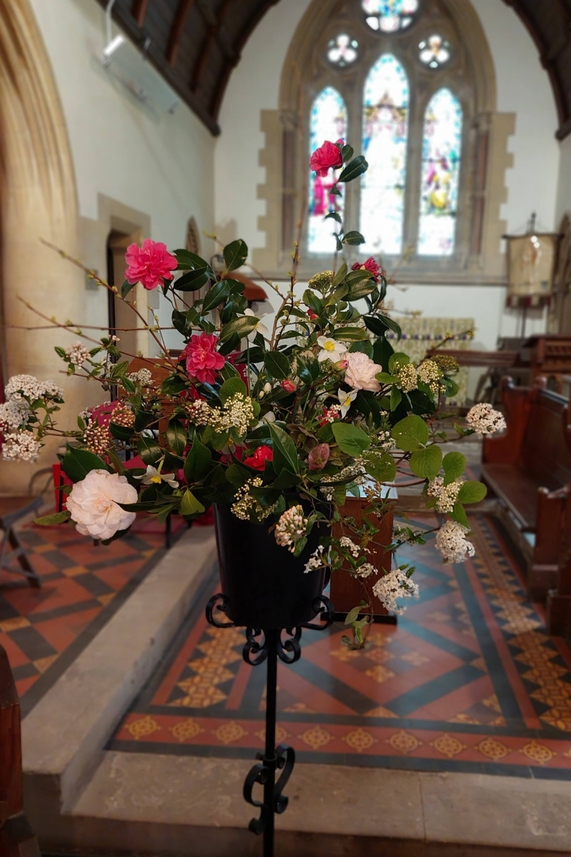 Sustainable flower arrangement