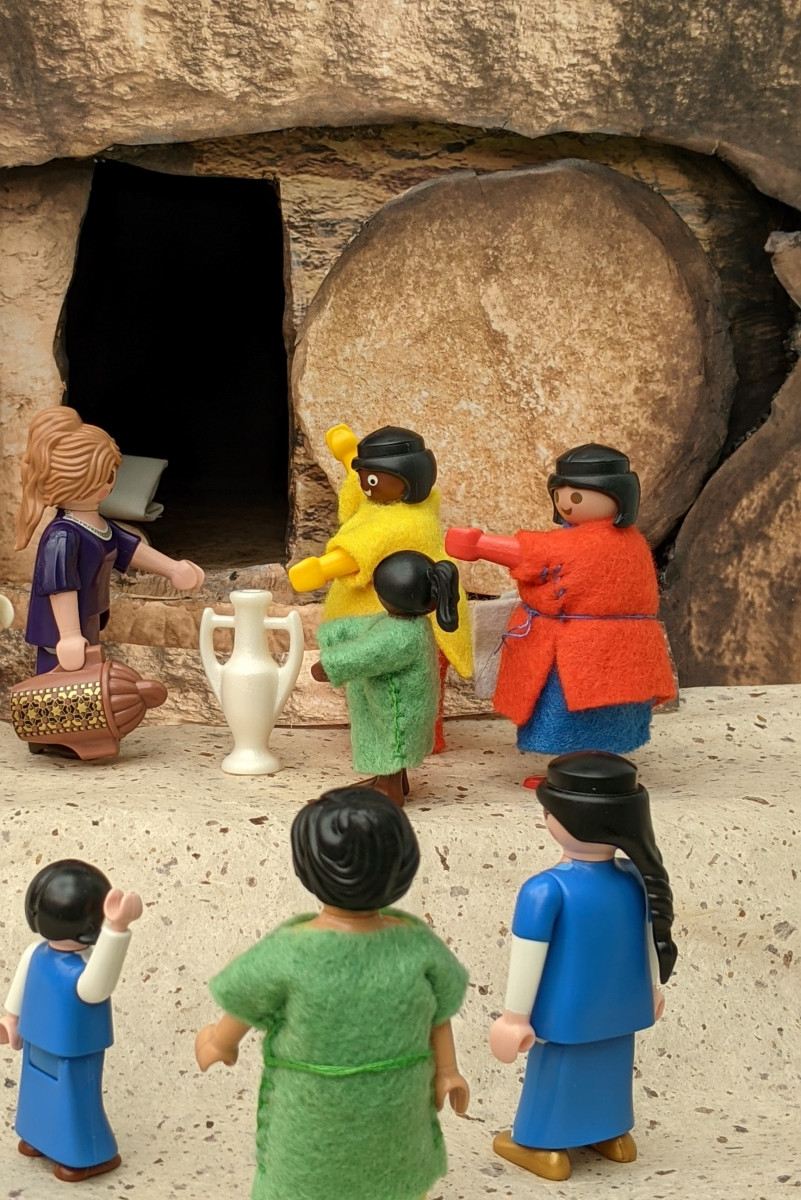 Jesus tomb in Playmobil