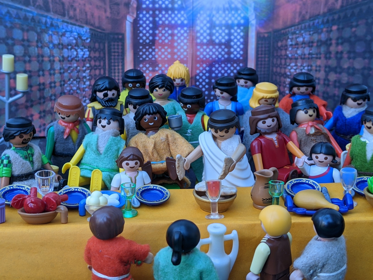 Playmobil last supper