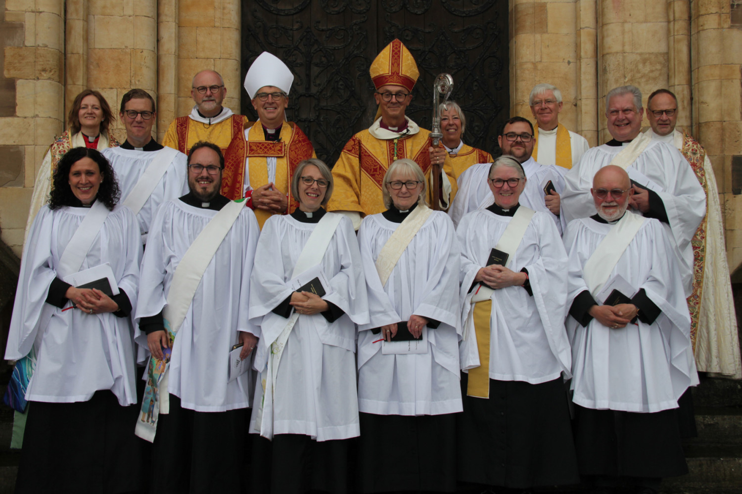 Last years' deacons with the bishops