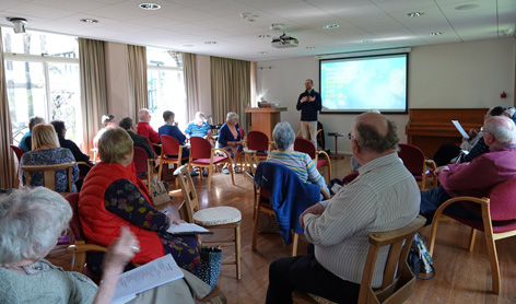 Readers being trained by Robin Parry