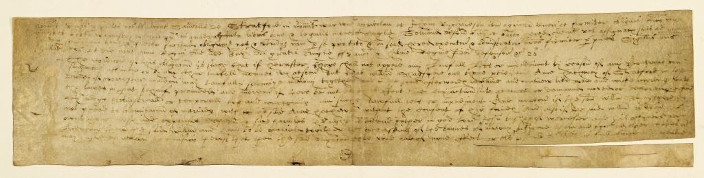 Open Shakespeare's marriage bond recognised by UNESCO