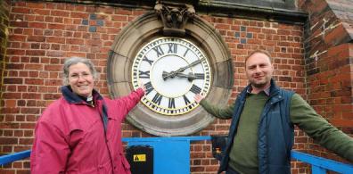 Open Repaired clock finds new home at St Peter, Cradley